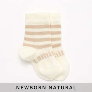 Merino Wool Crew Socks | Baby | Squirrel