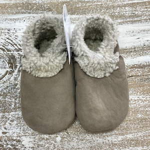 Blade Rose: Lambskin Booties Mink Colour