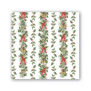 Michel Design Works Holiday Garland Cocktail Napkins