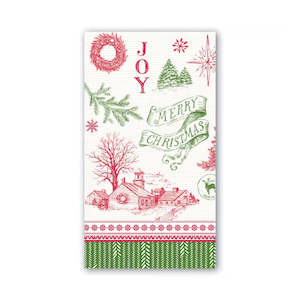Michel Design Works Joy to the World Hostess Napkins