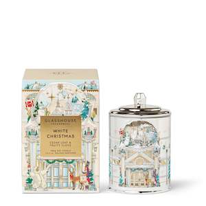 Glasshouse Fragrances Soy Candles: Limited Edition White Christmas 380g Triple Scented Soy Candle
