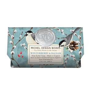Michel Design Works 1: Michel Design Works Winterberry & Balsam Large Soap Bar (Arriving Mid October)
