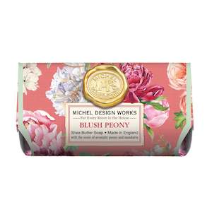Michel Design Works Soap Bars: Michel Design Works Blush Peony Large Soap Bar