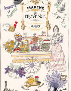 Whats New: Provence Market Tea Towel