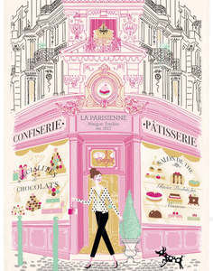 The Little French: Patisserie Tea Towel