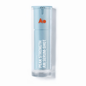Products: Peak Strength AM Serum-Shot Daytime Booster Serum with Peptides & Niacinamide - Ao Sun Protection & Repair
