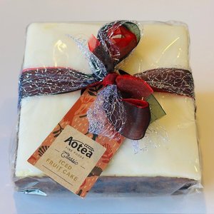 Iced Christmas Fruit Cake 1kg - Aotea Fine Foods