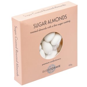 Classic Sugar Almonds 100g Perfect for Wedding Favours or Gift - Aotea Fine Foods