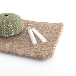 Quartz: Quartz Droplet Earrings