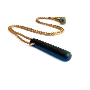 Obsidian: Obsidian Bound Amulet Pendant