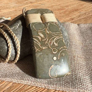 Fossilised Shell: Fossilised Shell Toki Pendant