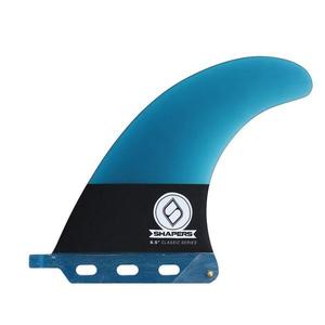 Shapers 7″ Classic Dolphin Longboard Fin BLUE Aotearoa Surf School