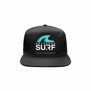 Products: Aotearoa Surf - Surf Coach Cap - Black Knight Aotearoa Surf School