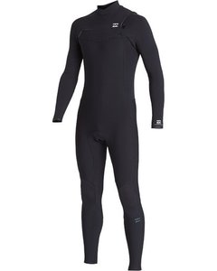Products: Billabong REVOLUTION PRO 3/2 Chest Zip BLACK Aotearoa Surf School