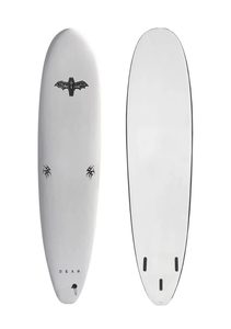 DRAG Coffin 7'0 Thruster Softboard, White / White Aotearoa Surf School