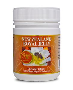 Immune Support: New Zealand Royal Jelly Chewable Tablets 120 X 1000 Mg