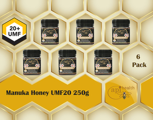 Products: Manuka Honey UMF 20+ (MGO ≥ 829) 6 pack 250g