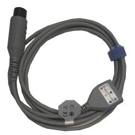Products: Edan ECG trunk cable, 3-lead, 6pin, Defib, AHA/IEC, 2.9m, novorozenci, reusable on Vendorama