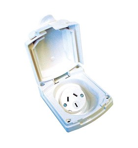 Clipsal External Power Outlet White 240V/10A