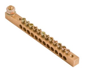 Earth and Neutral Bars One Main Studs