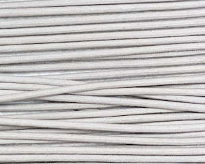 3mm Waxed Cotton Cord Silver grey col 8