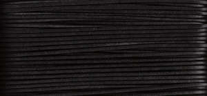 3mm Waxed Cotton Cord: 3mm Waxed Cotton Cord Black Col 26