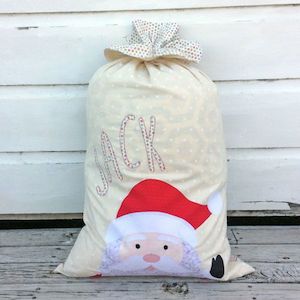 Apple Basket Patterns And Kits: Santa Sack - Santa Pattern Designed by Tegan Montgomery-Williams