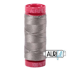 Aurifil Cotton Thread 12 Wt: Aurifil 12wt. 50 mtr spool. 6732 Earl Gray