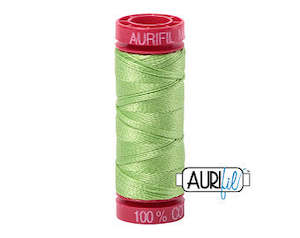 Aurifil 12wt. 50 mtr spool. 5017 Shinning Green