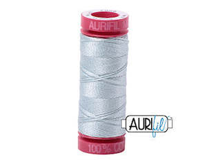 Aurifil Cotton Thread 12 Wt: Aurifil 12wt. 50 mtr spool. 5007 Light Grey Blue