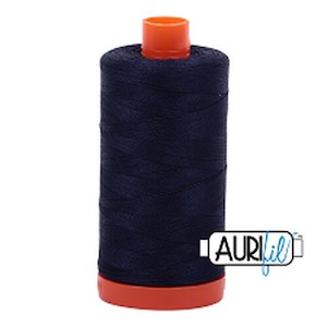Aurifil 50 WT Cotton Thread Colour: Very Dark Navy 2785