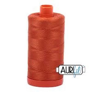 Aurifil 50 WT Cotton Thread Colour: Rusty Orange 2240