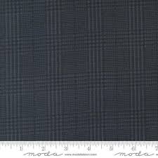 Backer Fabric Extra Wide: Farmhouse Flannels Black 108018 16F Quilt Backer 108" wide