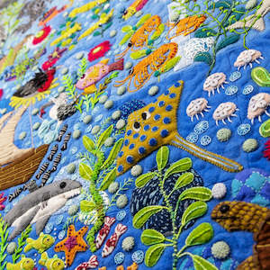 Trade Winds Block of the Month by Sue Spargo