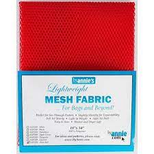 ByAnnie Mesh Atom Red 18" x 54"