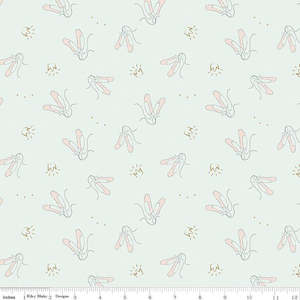 Spin and Twirl by Riley Blake Designs Mint Ballet Shoes