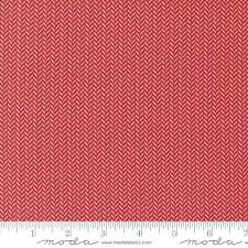 Lella Boutique - Berry and Pine - Yule Herringbone Cranberry