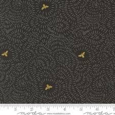 Bee Garden by Gingiber - Twists and Turns Black 48415-21M