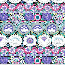 Kaffe Fassett Embroidered Flowers - PWGP185 Contrast
