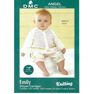 Knitting Patterns: DMC Emily Striped Cardigan