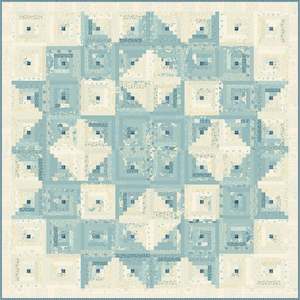 Laundry Basket Quilts Patterns: North Star Pieced Quilt Pattern