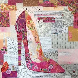 Laura Heine Patterns: Pink Pump by Laura Heine 30" x 31"