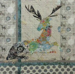 Oh Deer Collage Pattern