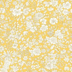 Liberty Quilting Cottons: Liberty Cotton Emily Belle Yellow