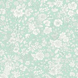 Liberty Quilting Cottons: Liberty Cotton Emily Belle Sea Foam