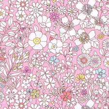 Liberty Tana Lawn Fabrics: Liberty Tana Lawn - June's Meadow H-CC