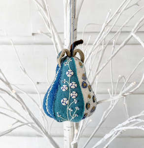 Luxurious Pear Kit - French Country Colourway - Teal Pear Designed by Ngaire Mon&hellip;