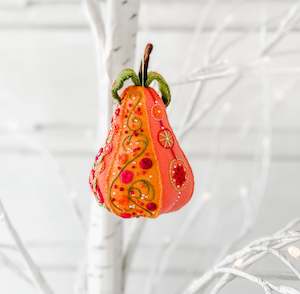 Luxurious Pear Kit - Bright Colourway - Orange Crush Designed by Ngaire Montgome&hellip;