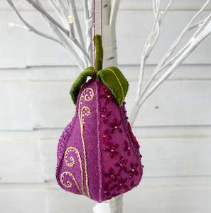 Luxurious Pear Kit - Bright Colourway - Damson Plum Designed by Ngaire Montgomer&hellip;