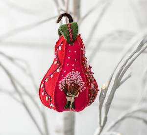 Luxurious Pear Kit - Bright Colourway - Christmas Plum Designed by Ngaire Montgo&hellip;